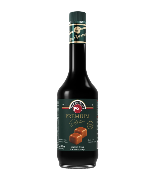 Fo Karamel Aromalı Kokteyl Şurup - Premium 700 ml