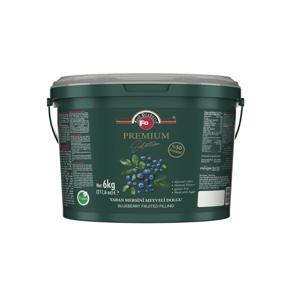 Fo Premium Yaban Mersini Meyveli Dolgu 6 kg
