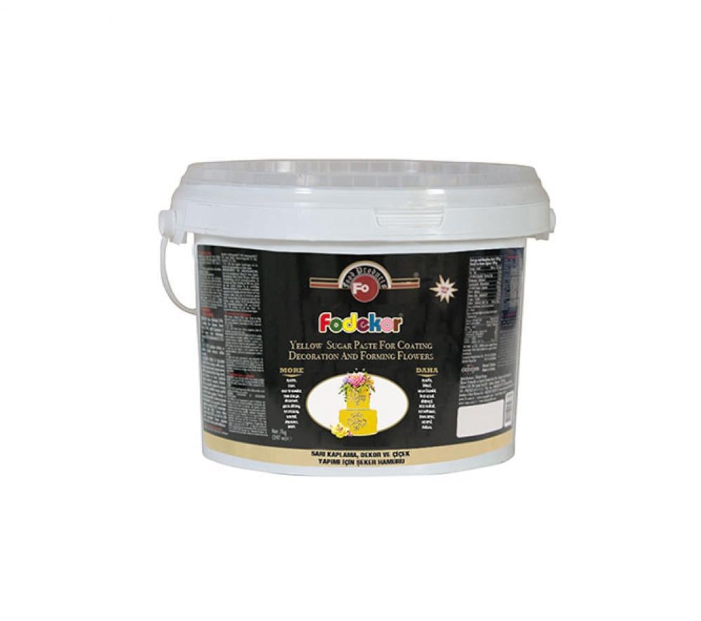 Fo Sarı Pasta Kaplama Şeker Hamuru 2,5 kg
