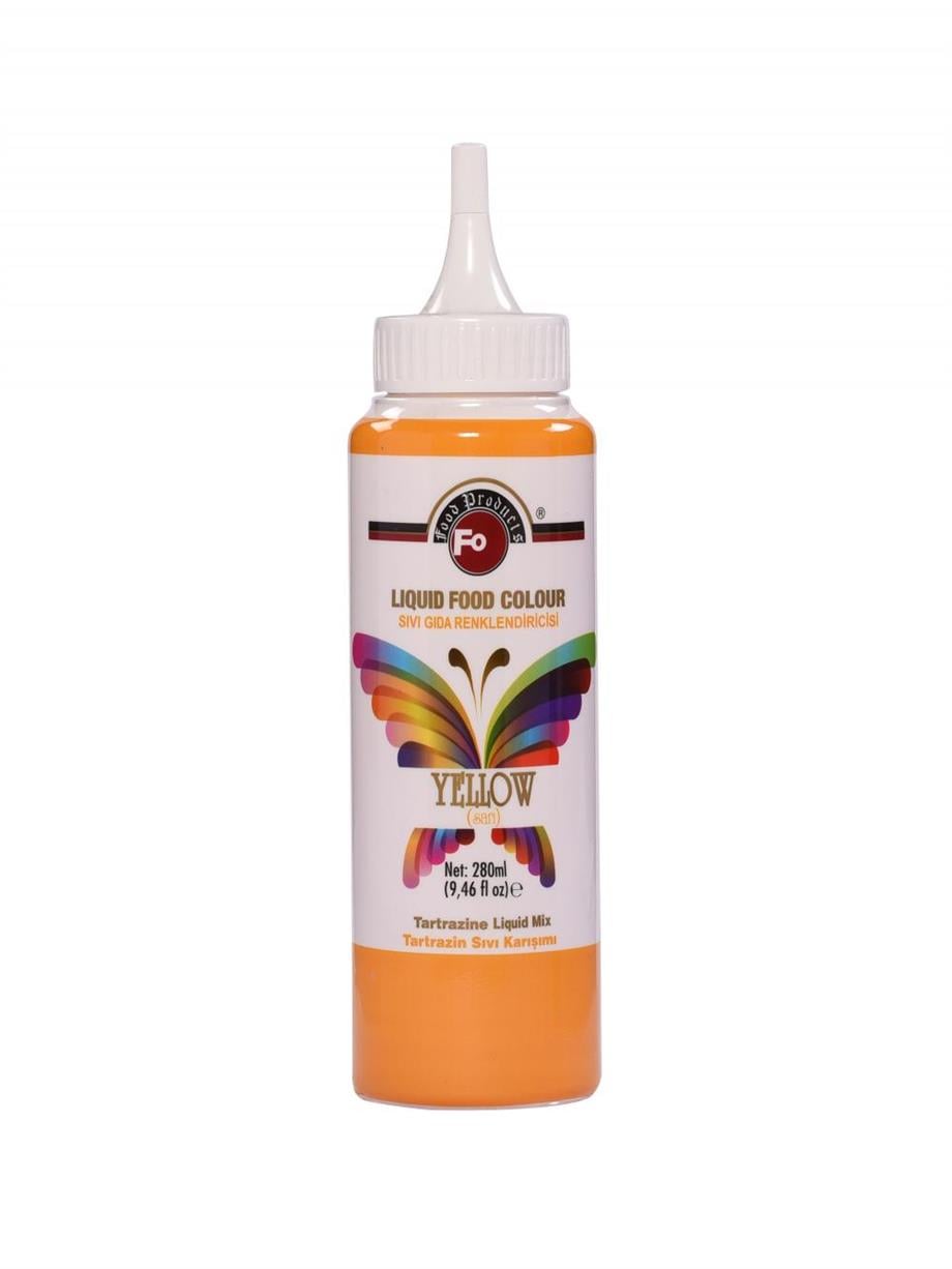 Fo Sarı Sıvı Gıda Boyası 280 ml