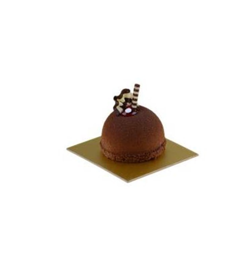 Hayal Dilim Gold Pasta Altlığı İnce 11x11 cm Kare