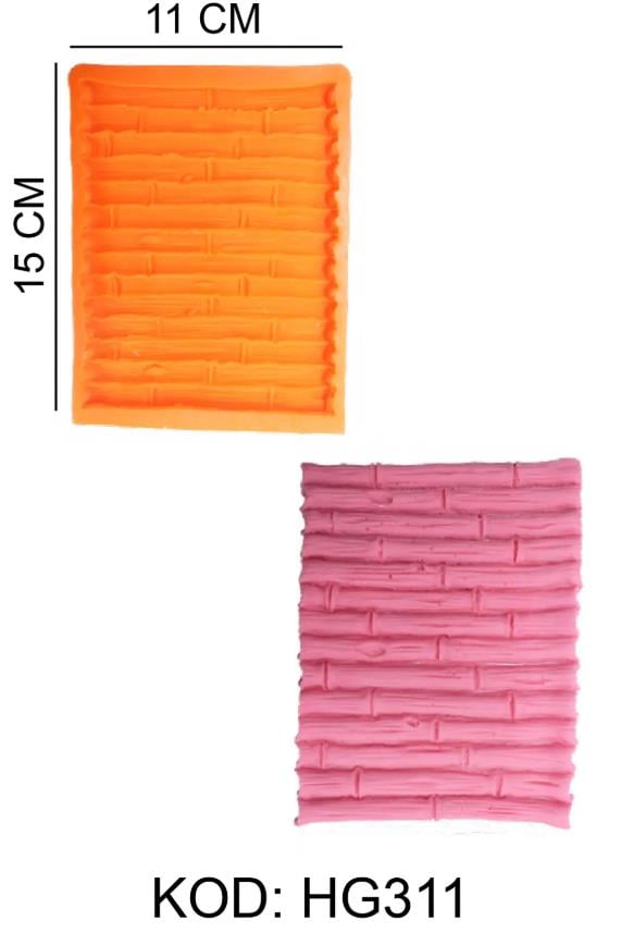 HG311 Bambu Ağaç Desenli Silikon Kalıbı