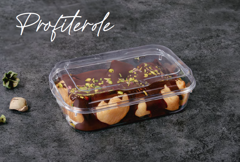 Mayer 360 - 760 cc Profiterol Kapaklı Kase 150'li