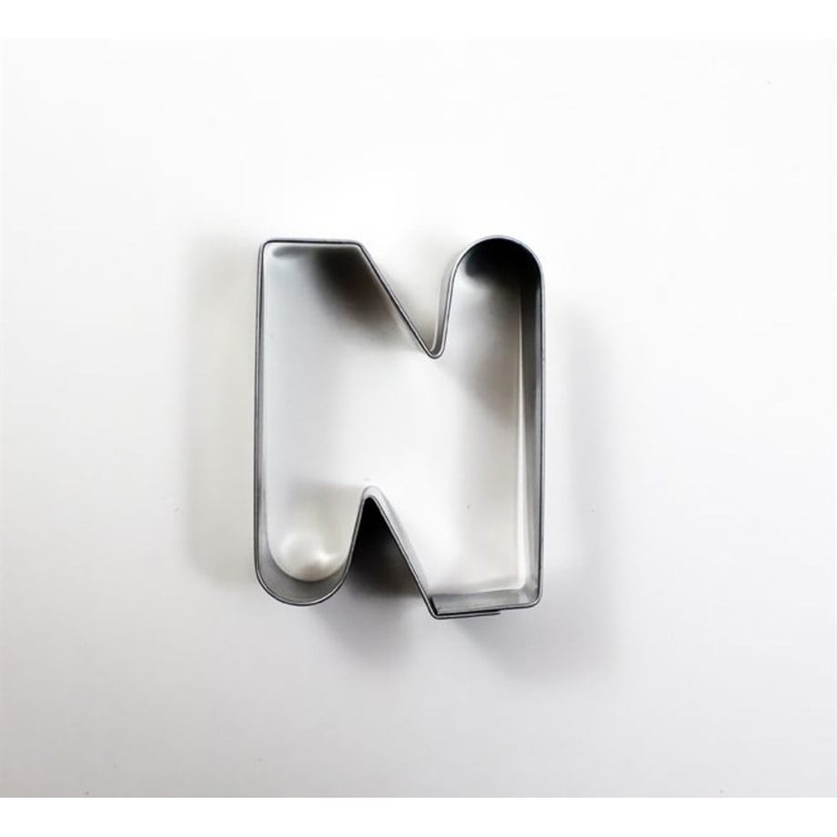 N Şekilli Metal Kurabiye Kalıbı Dk-N