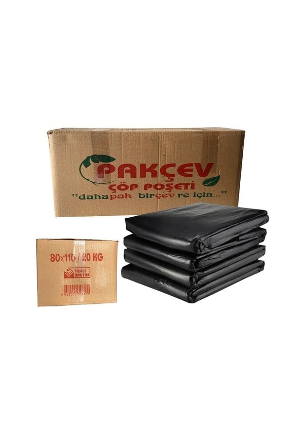Pakçev Çöp Torbası Jumbo Dökme 80 cm x 110 cm 20 kg
