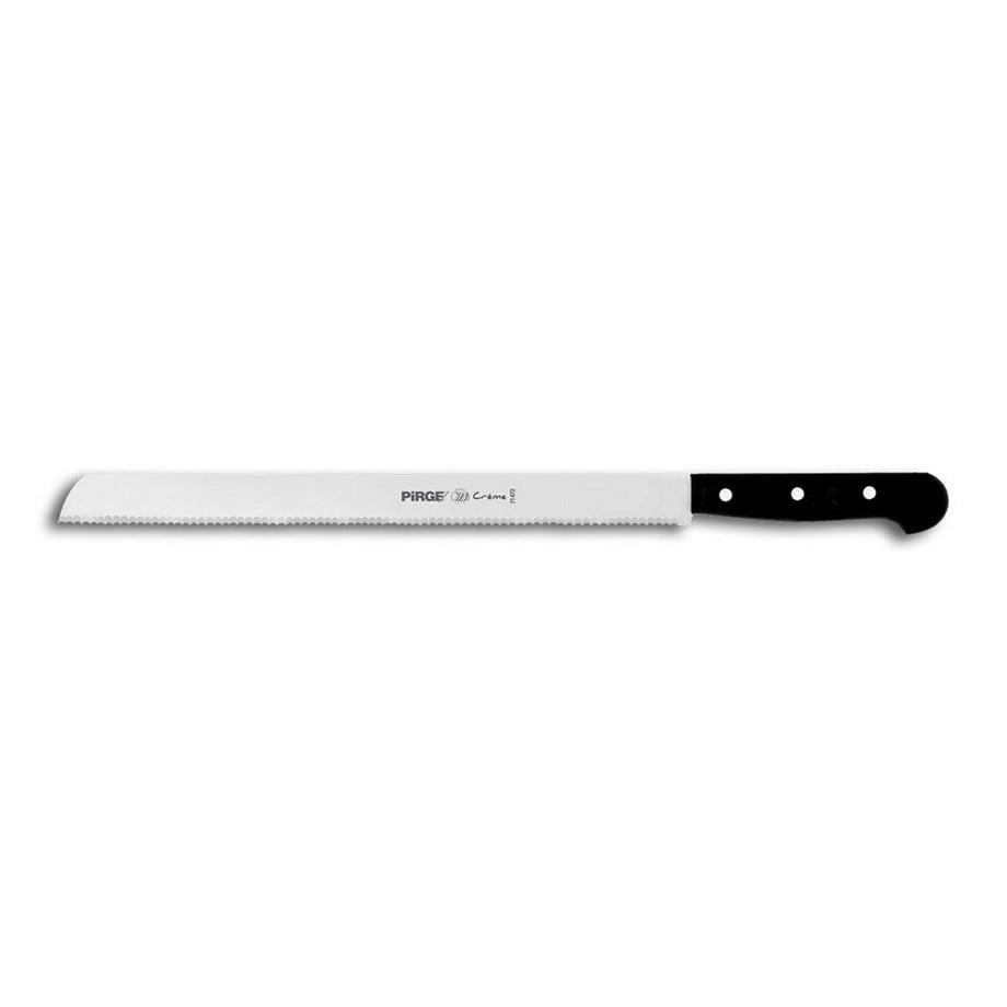 Pirge 71473-D-01 Creme Pasta-Saçak Bıçağı Dişli Dar 35 cm D Model Ters Diş Siyah