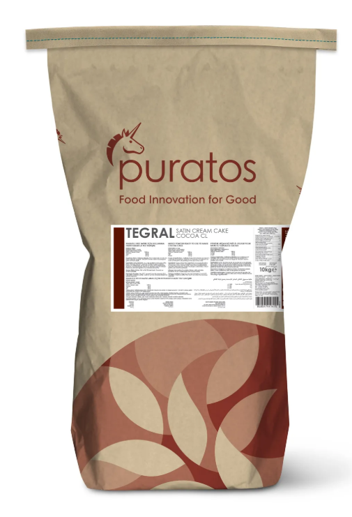 Puratos 4010697 Tegral Satin Cream Af Kakaolu Velvet Kek Karışımı 10 kg