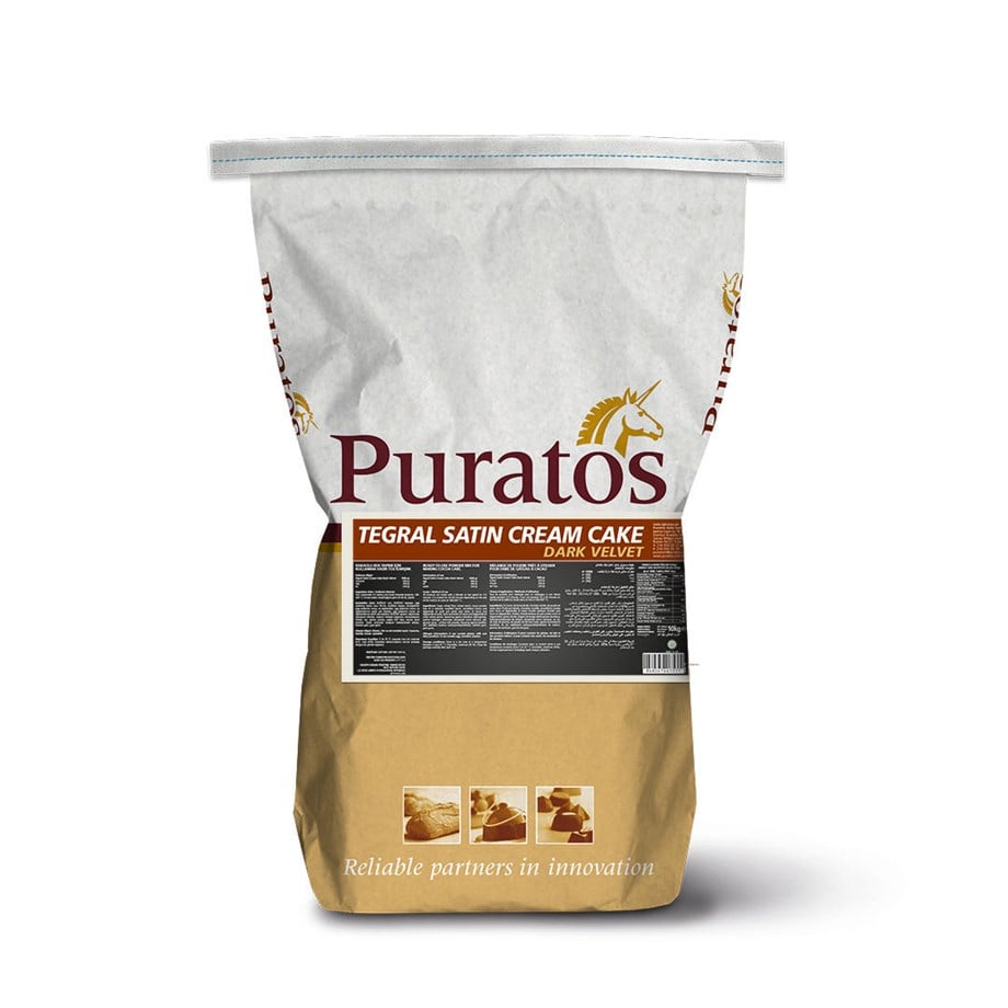 Puratos 4013014 Tegral Satin Dark Velvet Kek Karışımı 10 kg