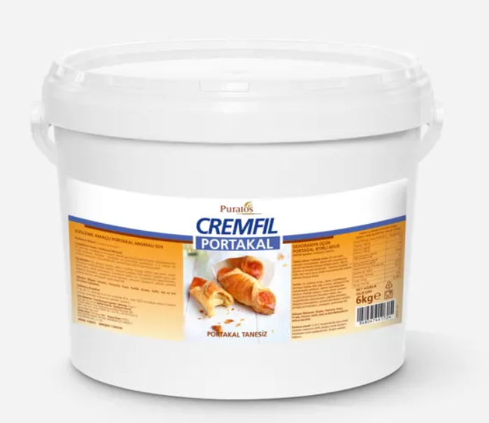 Puratos 4019136 Cremfil Portakal Dolgu (Tanesiz) 6 kg