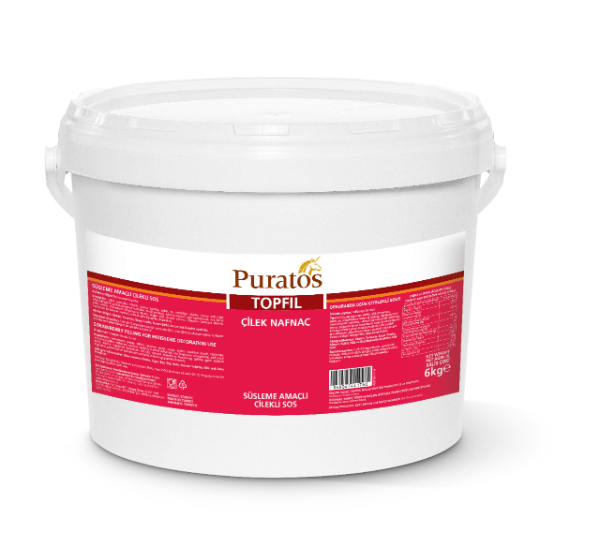 Puratos 4021160 Topfil Çilek Hazır Krema 6 kg