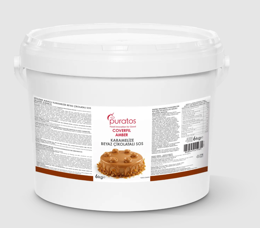 Puratos 4029419 Coverfil Amber 6 kg