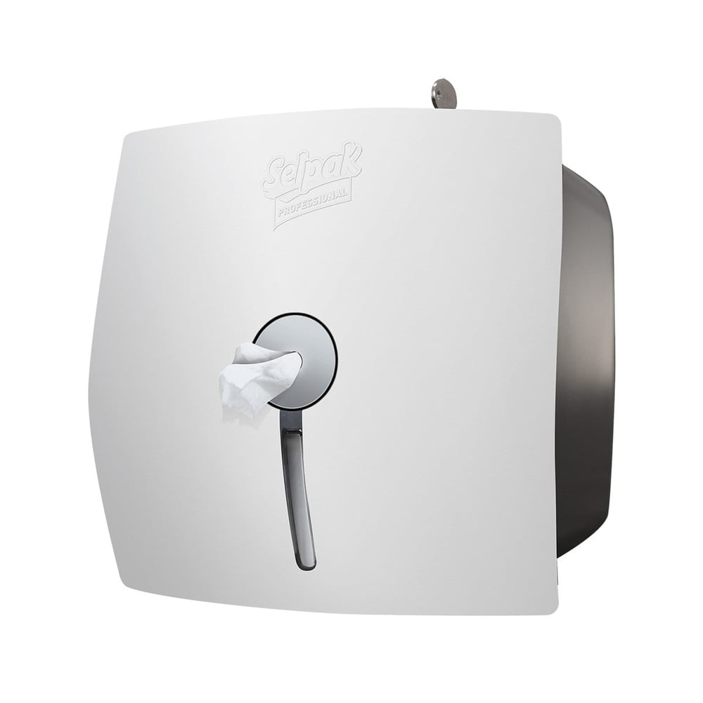 Selpak İçten Çekmeli Tuvalet Kağıdı Dispenser Aparatı Beyaz 9614116