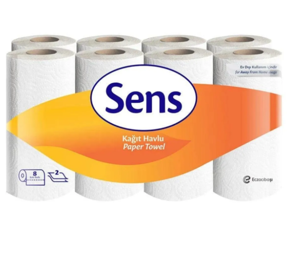 Sens Havlu Kağıt 8'li  x 3 Adet (7906292)