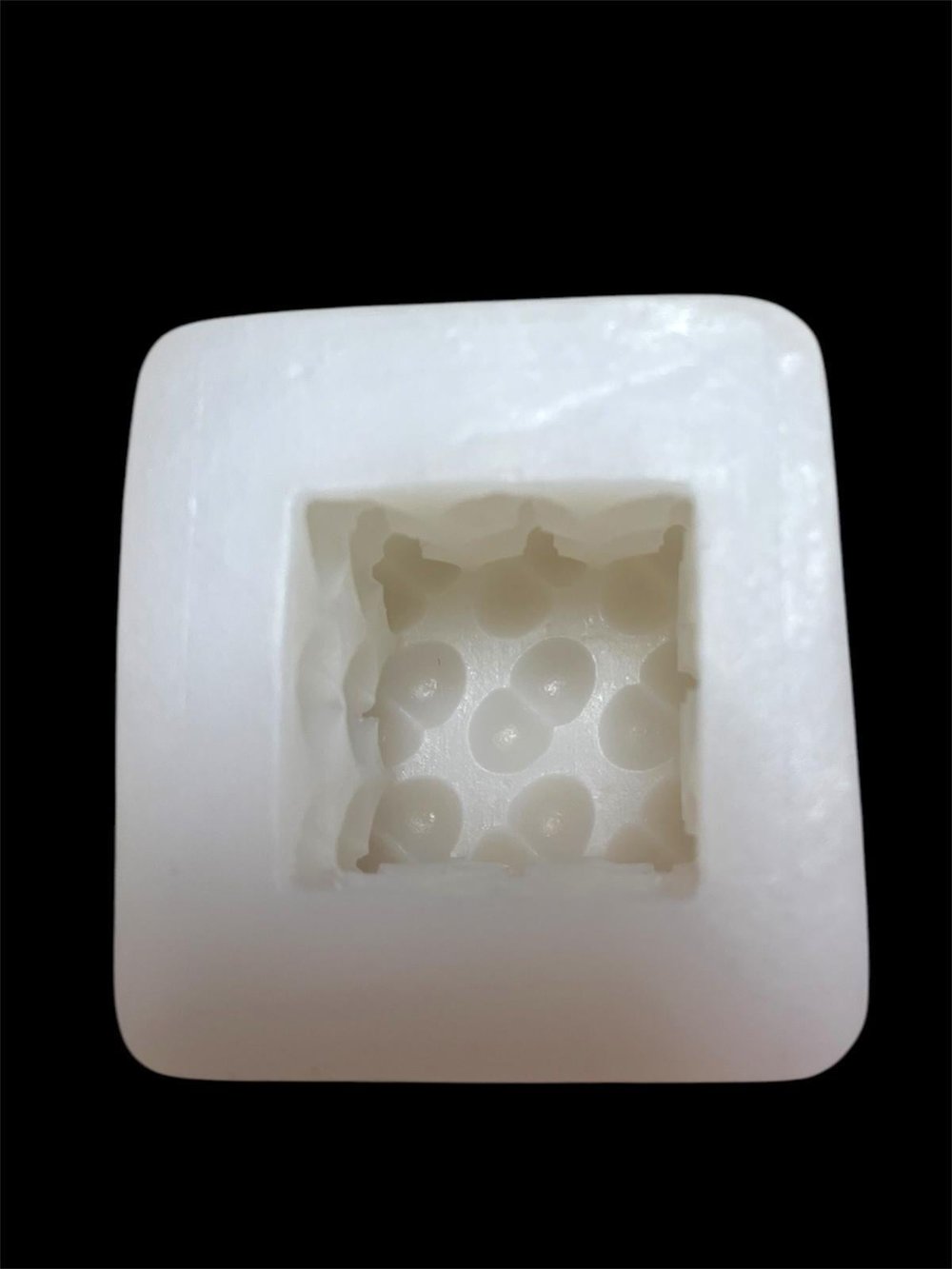 Silikon Mum Kalıbı Kare