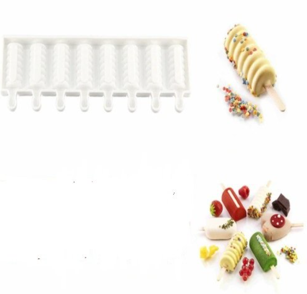 Twister Silikon Dondurma Kalıbı 8'li (BT935)