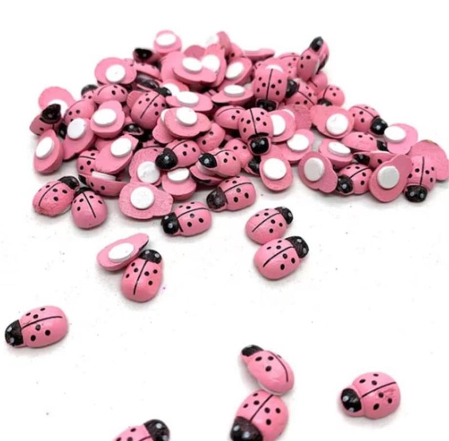 Uğur Böceği Pembe Süs 100'lü İSC-532