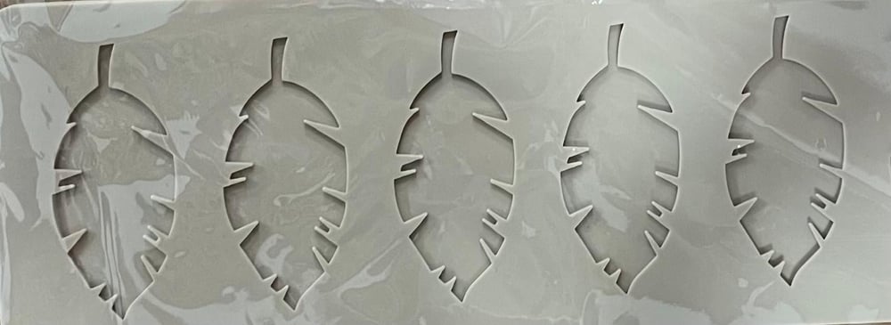 Yaprak Desenli Dantel Silikonu 6'lı Tuile