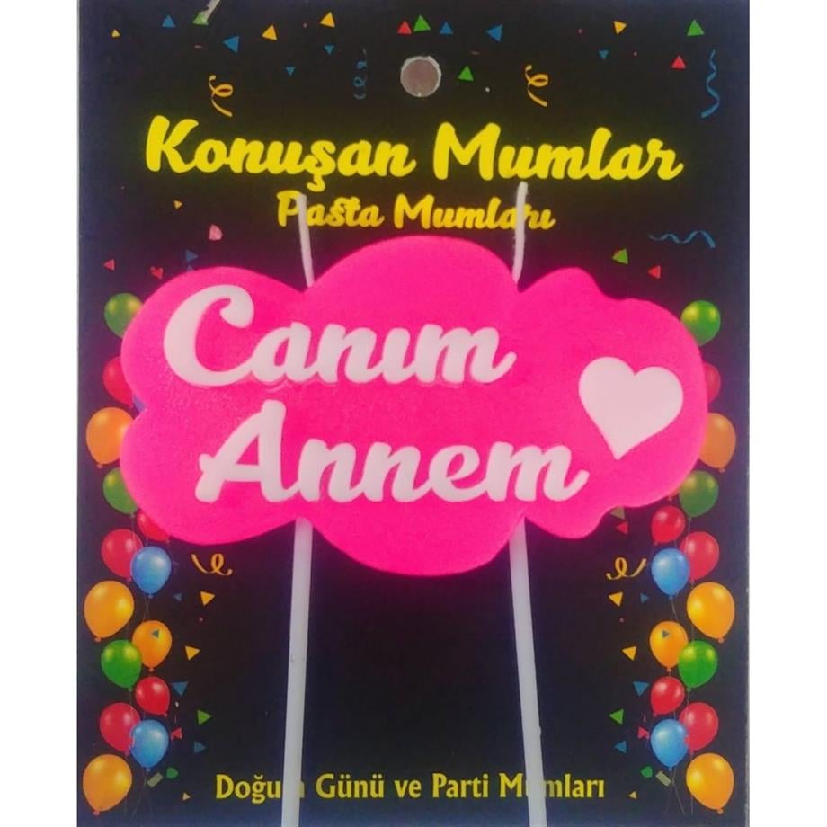 Yazılı Mum Canım Annem