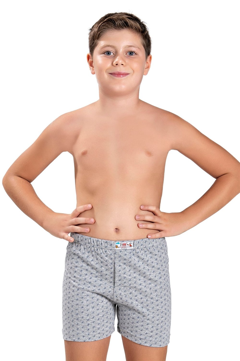 Erkek Çocuk Karışık Renkler Pamuklu Boxer 752