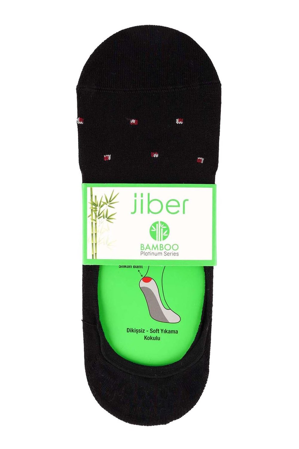 Erkek 12li Karışık Renkler Bambu Babet Çorap 7005