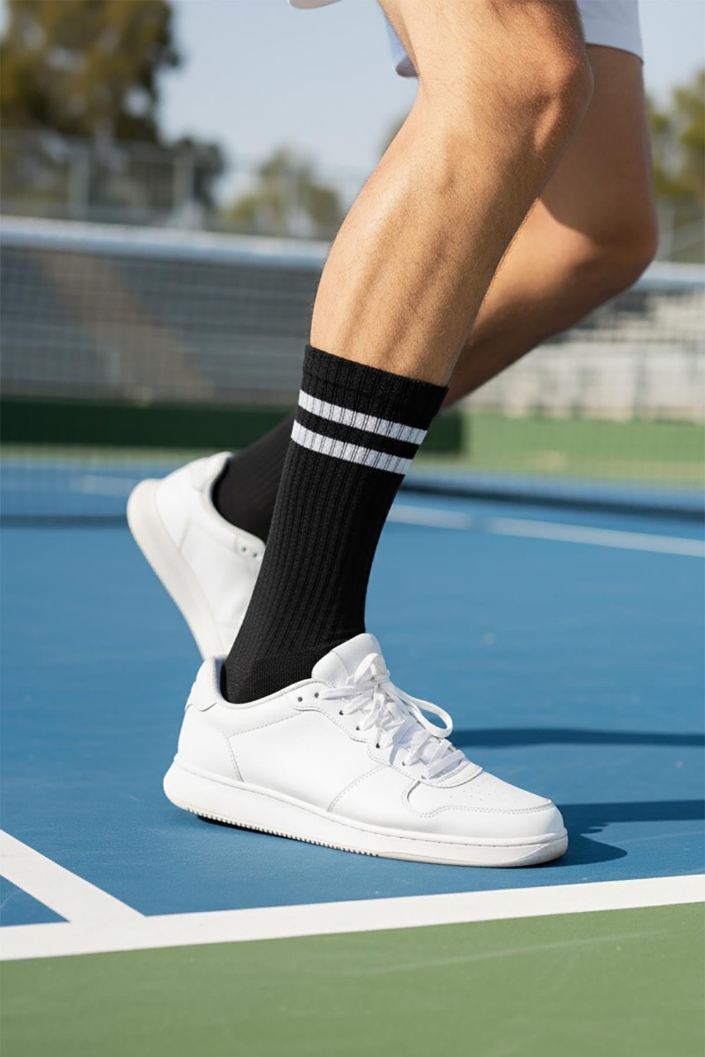 Erkek 12li Karışık Renkler Pamuklu Uzun Tenis Çorap 6052