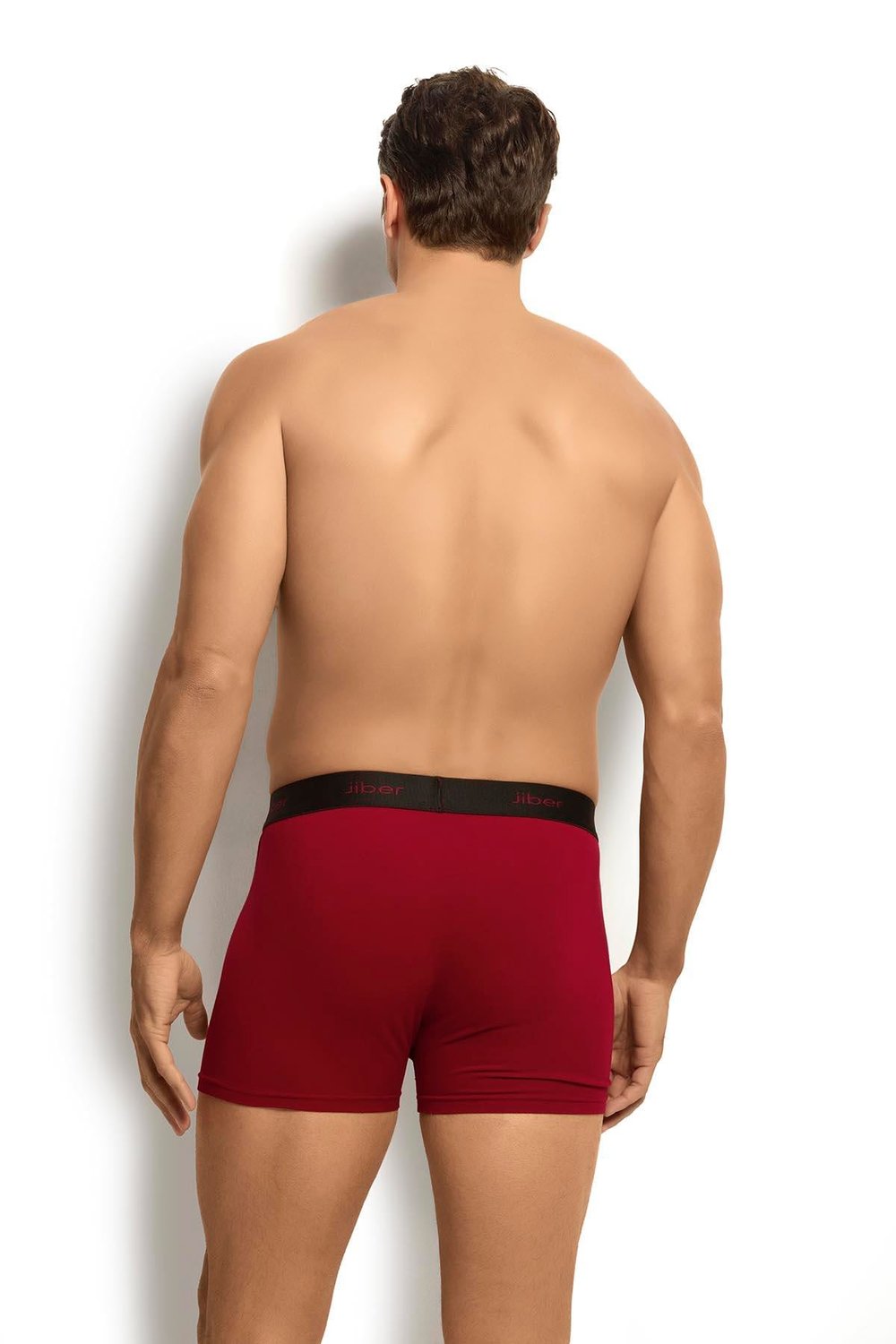 Erkek 6lı Bordo Modal Pamuklu Boxer 321