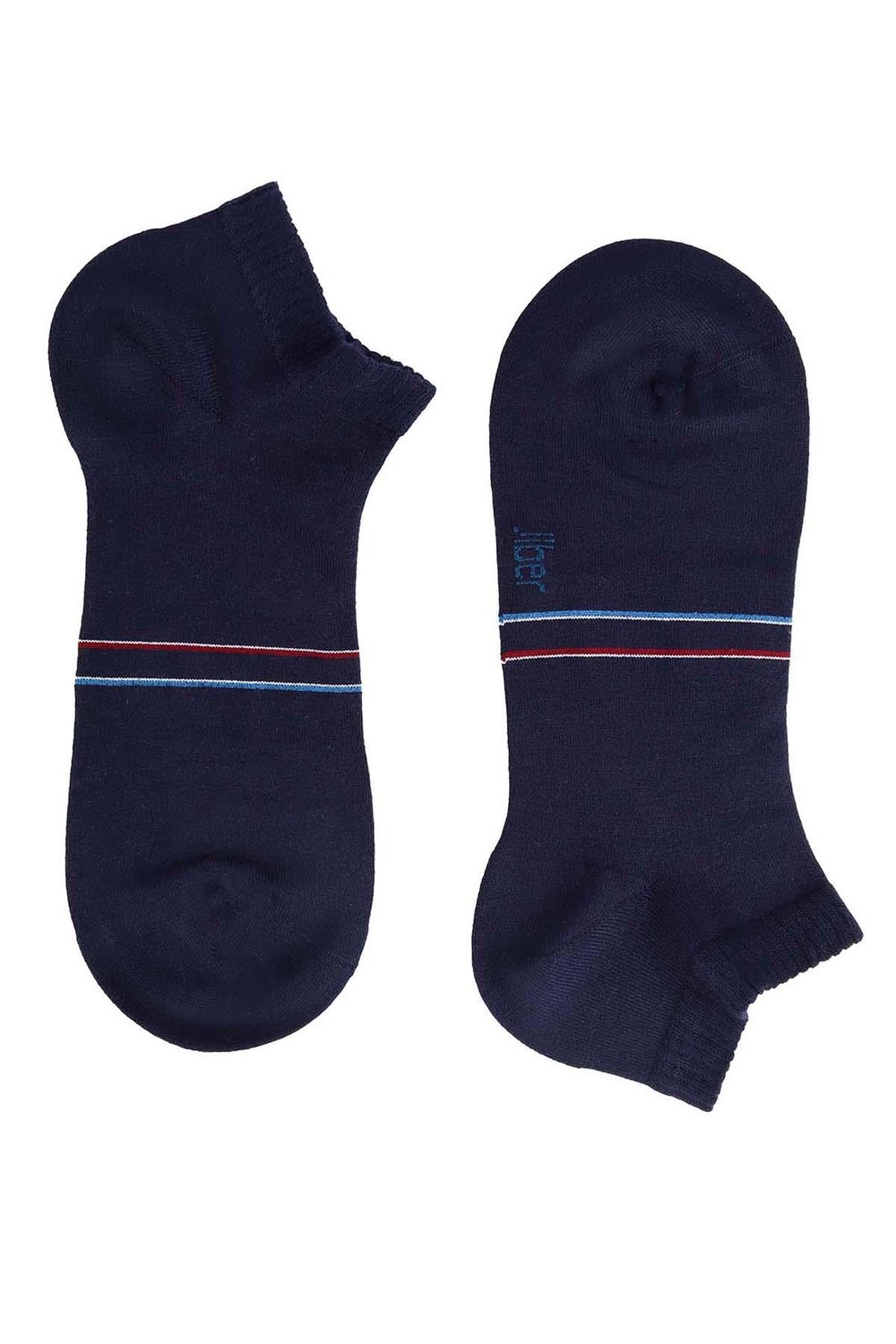 Erkek Bambu Lacivert Patik Çorap 6764
