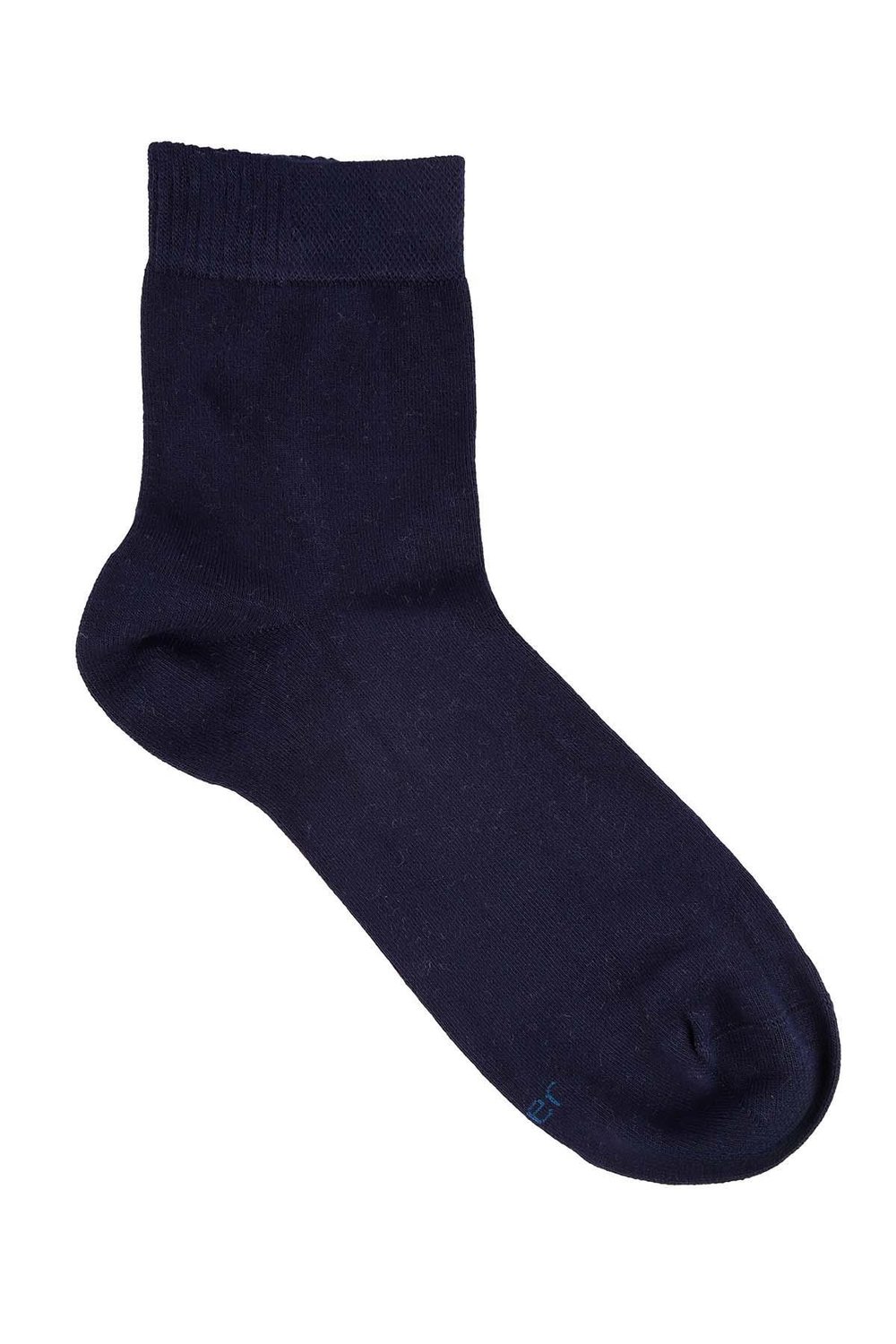 Erkek Lacivert Bambu Yarım Konç Çorap 6451