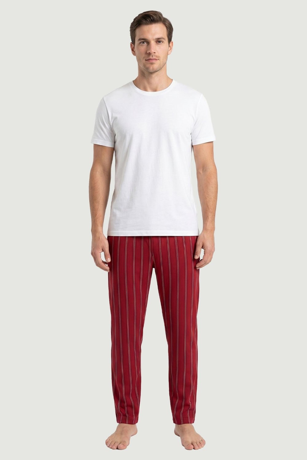 Erkek Desenli Modal Kumaş Tek Alt Pijama 2891 Desen2  JBR2891.000001