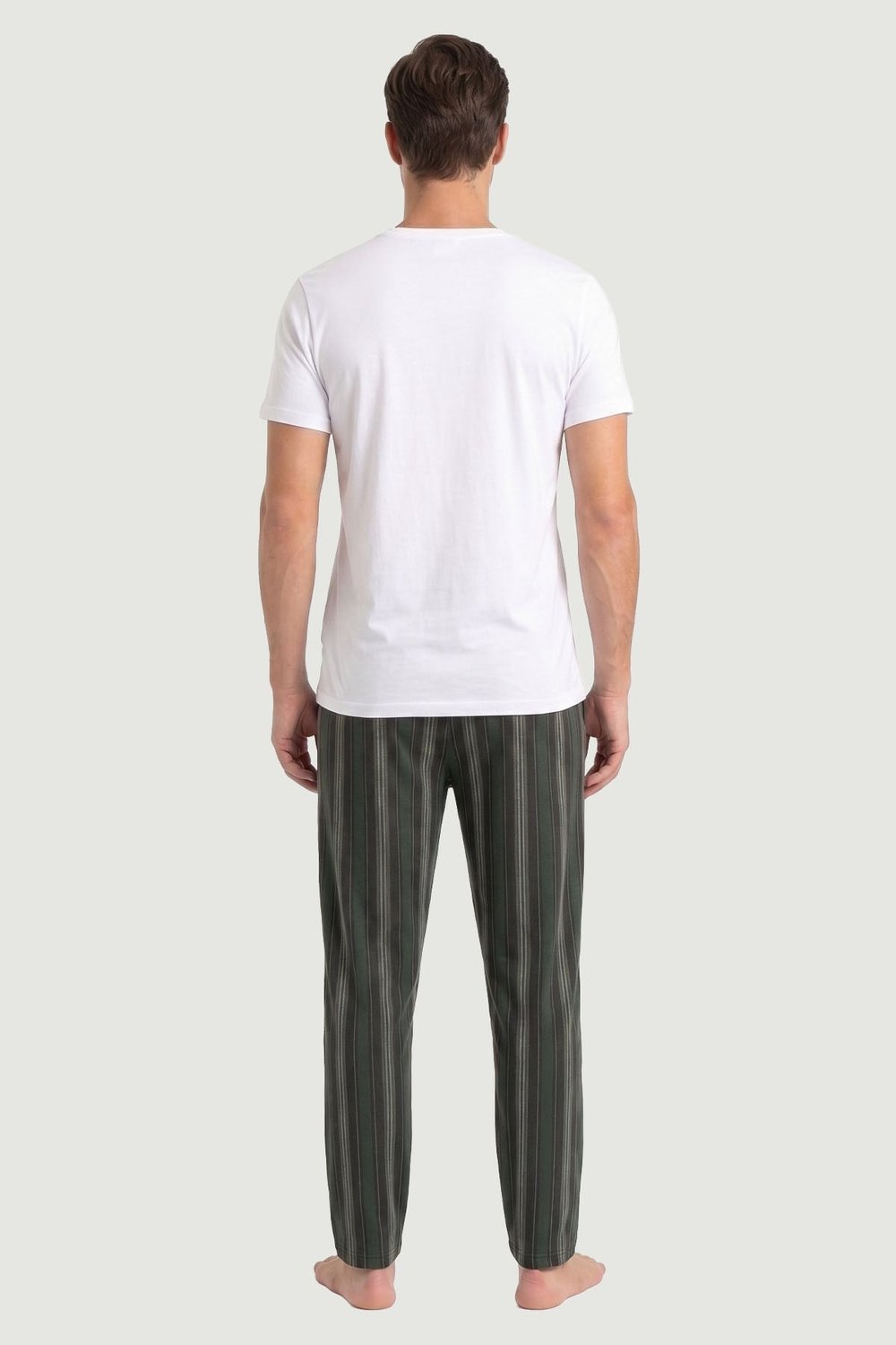 Erkek Desenli Modal Kumaş Tek Alt Pijama 2891 Desen9  JBR2891.000001