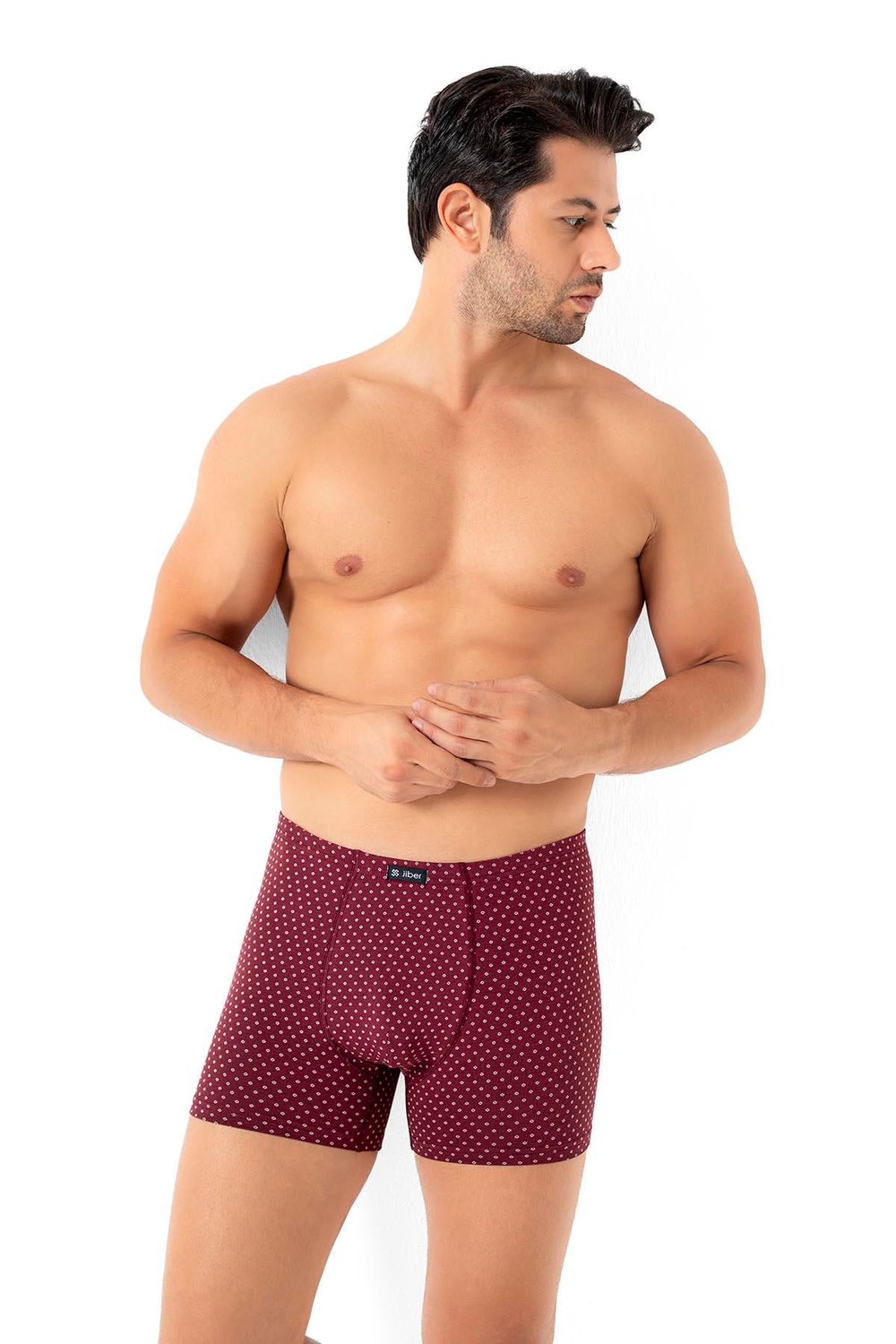 Erkek Desenli İnce Lastikli Karışık Renkler Boxer