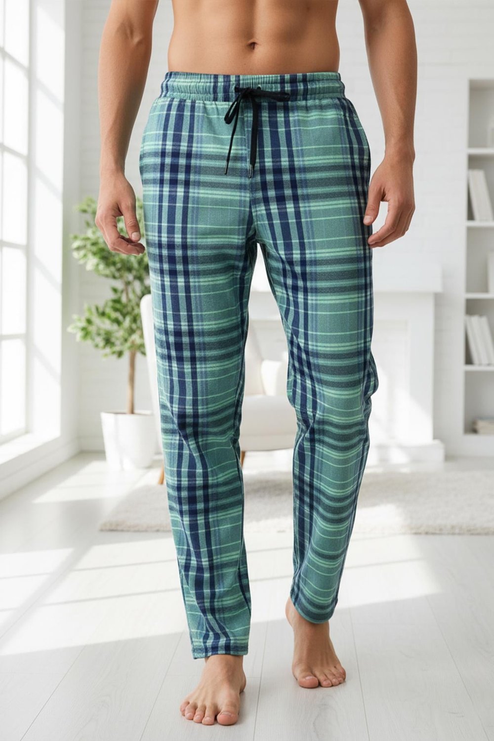 Erkek Ekose-3 Pijama Altı 2890