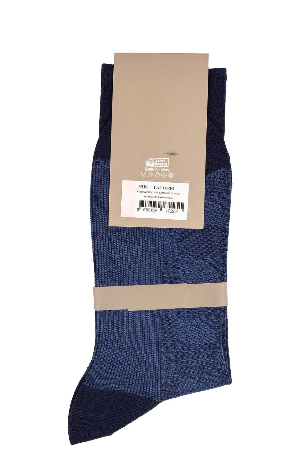 Erkek Soket Bambu Çorap 5530 Lacivert  JBR5530.000001