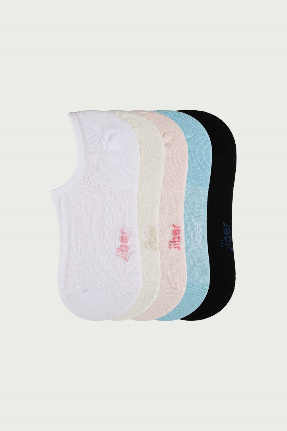 Kadın 5li Pamuklu Sneaker Çorap Asorti  JBR7509.000001