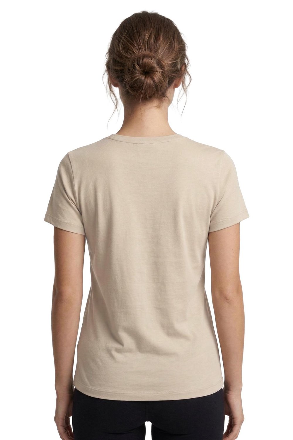 Kadın Bej Bambu T-Shirt 