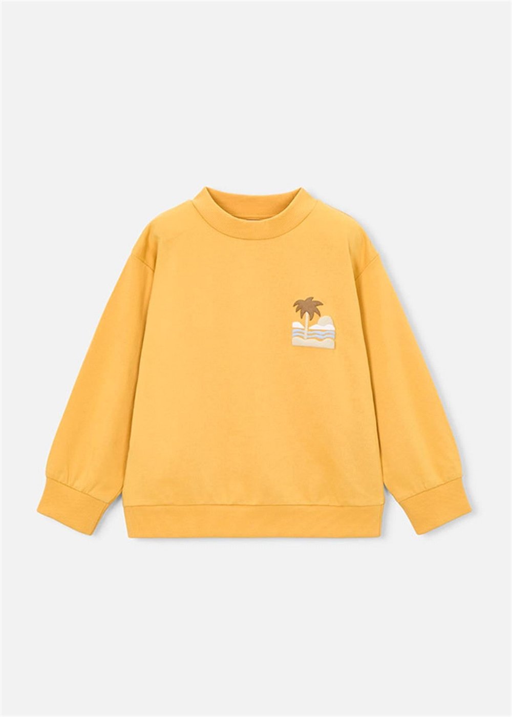 Mayoral Erkek Çocuk Kabartmalı Sweatshirt Hardal 3434
