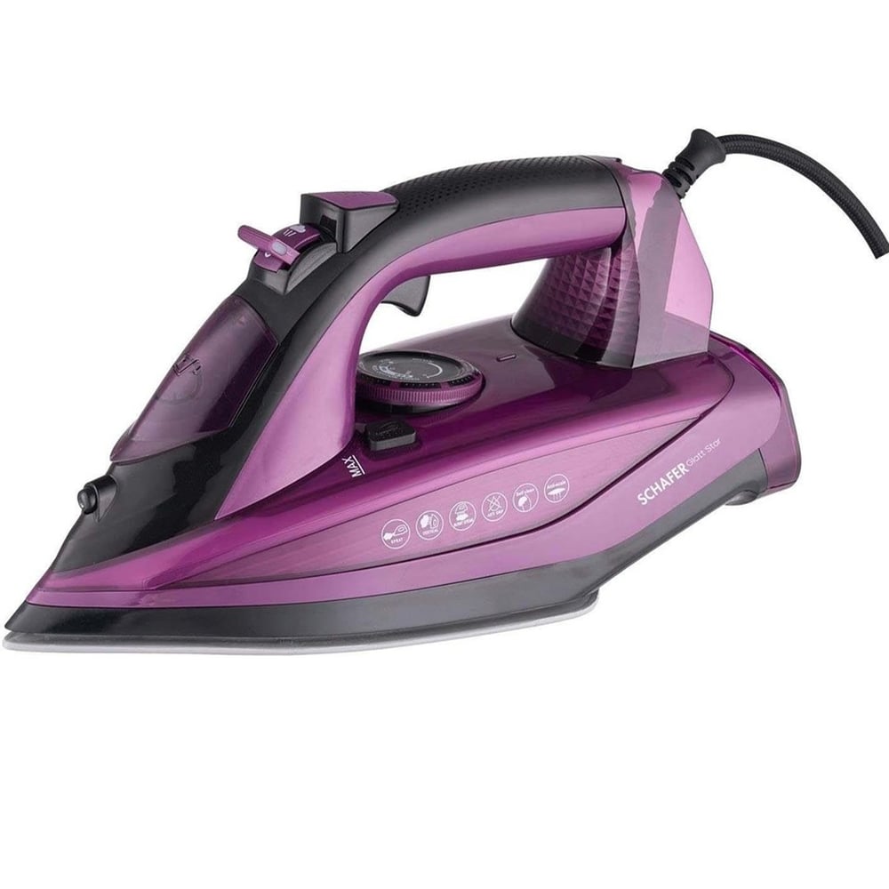 Schafer Glatt Star Buharlı Ütü 2800 W Mor