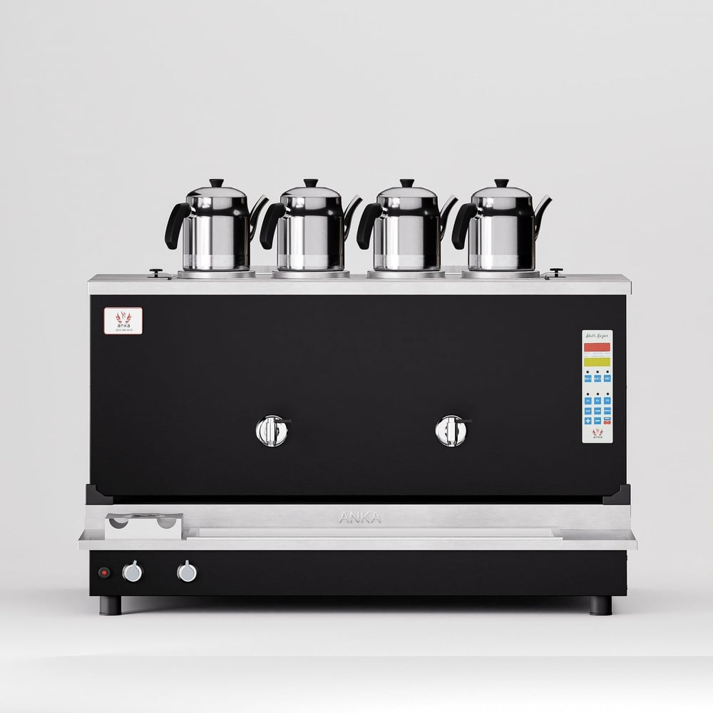 Anka Black Pro Plus Smart S4 Çay Makinesi / Hibrit Enerji, Dijital Zaman Programlı Kontrol (BPPO-S4)