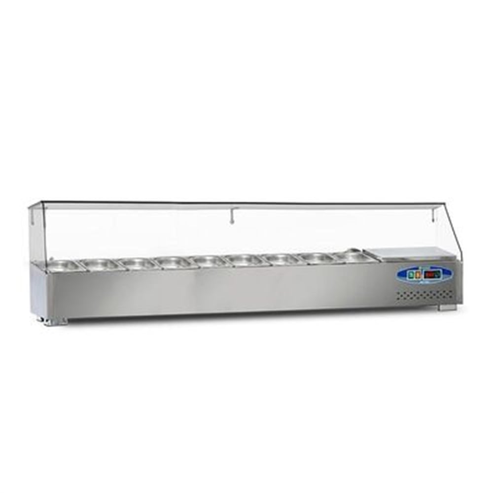 Dampak 9 Küvetli, Soğutmalı Set Üstü Saladbar 52 Lt