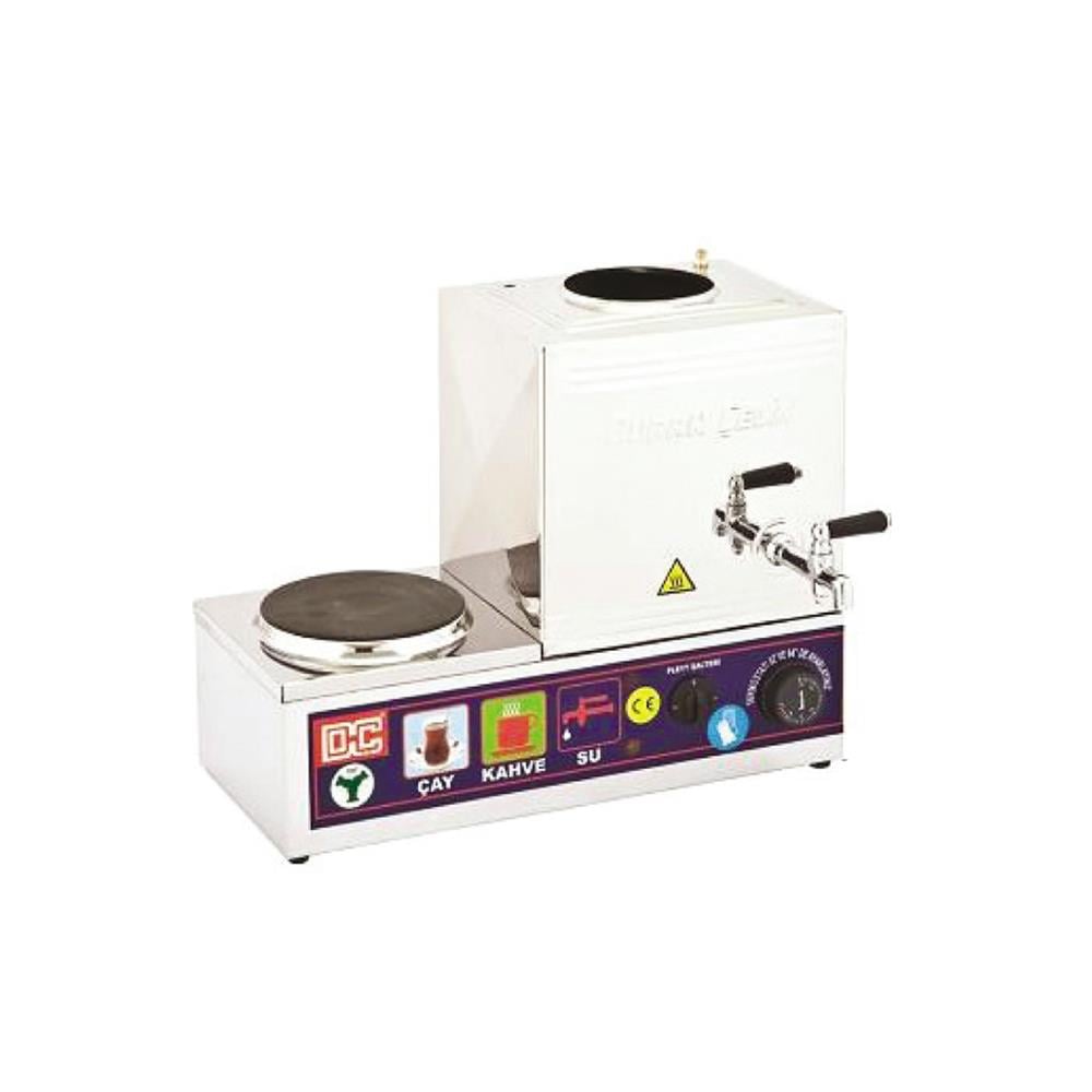 DRN Elektrikli Çay Kazanı, 15 Litre, Tek Demlik, Vidalı, DRNCTVE-15