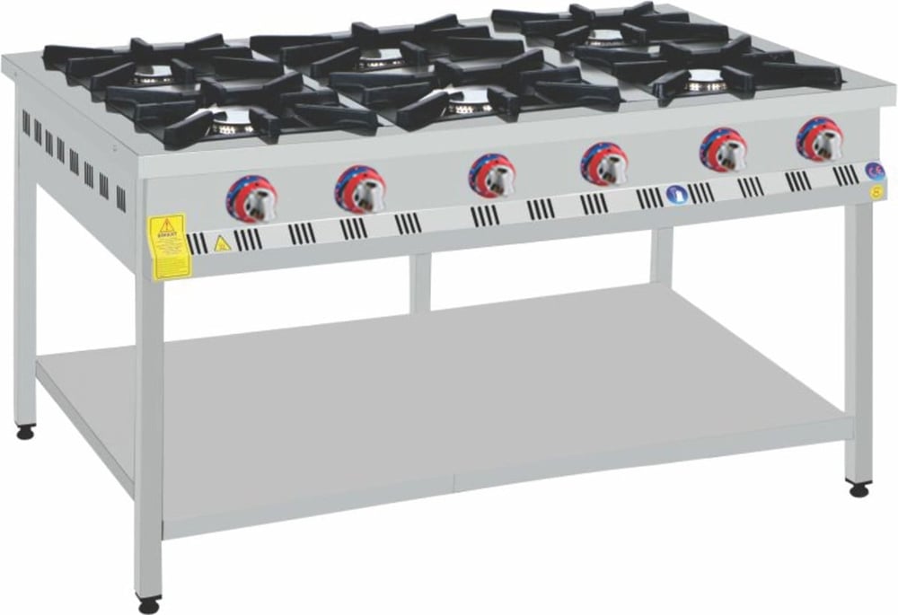 Emeksan Gazlı Set Üstü Ocak 6'Lı 120*80*25 cm