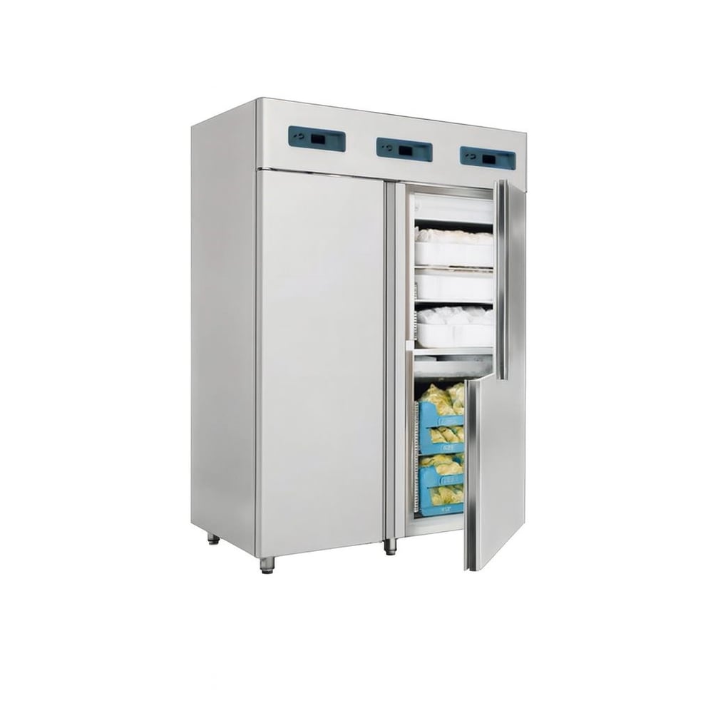 Frenox 140x81x205 cm.1400 lt. 3 Kapılı Kombinasyon Soğutmalı Buzdolabı,Derin Dondurucu VNL14-3T-R290