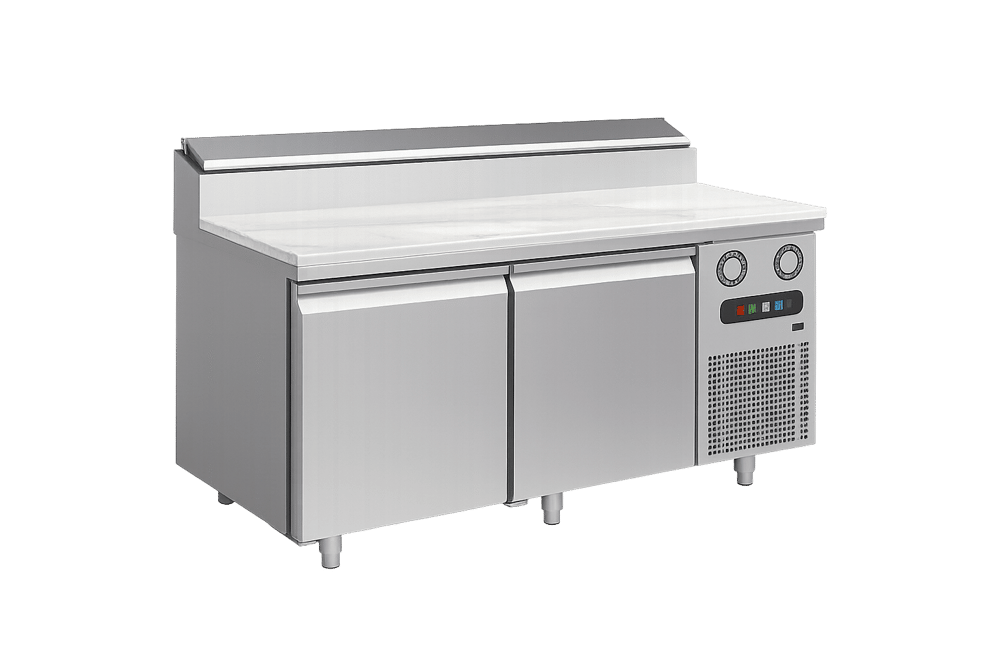 Frenox 164x83x128 cm.460 lt. 46x66 Tepsi Kapasiteli Pizza Hazırlık Dolabı PMP-164-R290