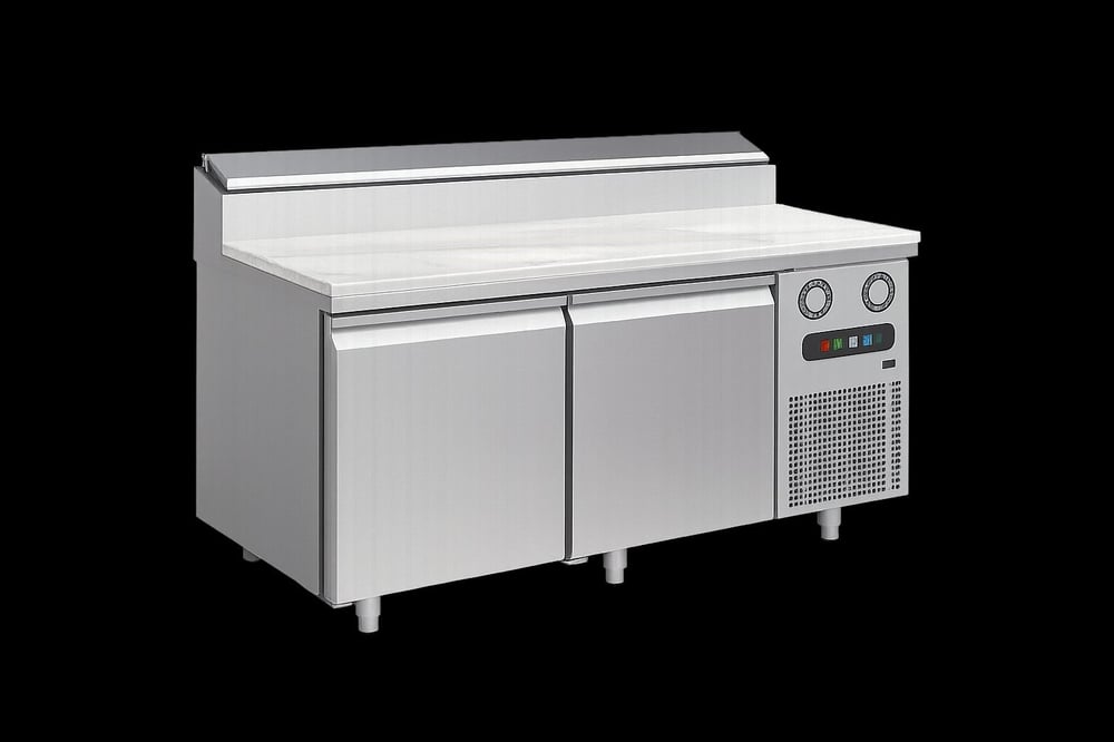 Frenox 164x83x128 cm.460 lt. 46x66 Tepsi Kapasiteli Pizza Hazırlık Dolabı PMP-164-R290