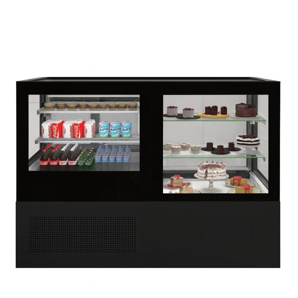Frenox 170x78x130 cm. 675 lt. Önü Açık Soğuk Teşhir Dolabı VTN170-OP-SY