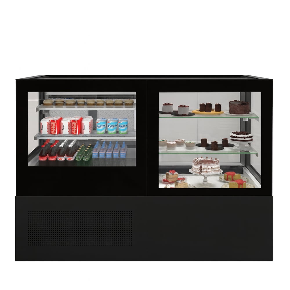 Frenox 170x78x130 cm. 675 lt. Önü Açık Soğuk Teşhir Dolabı VTN170-OP-SY