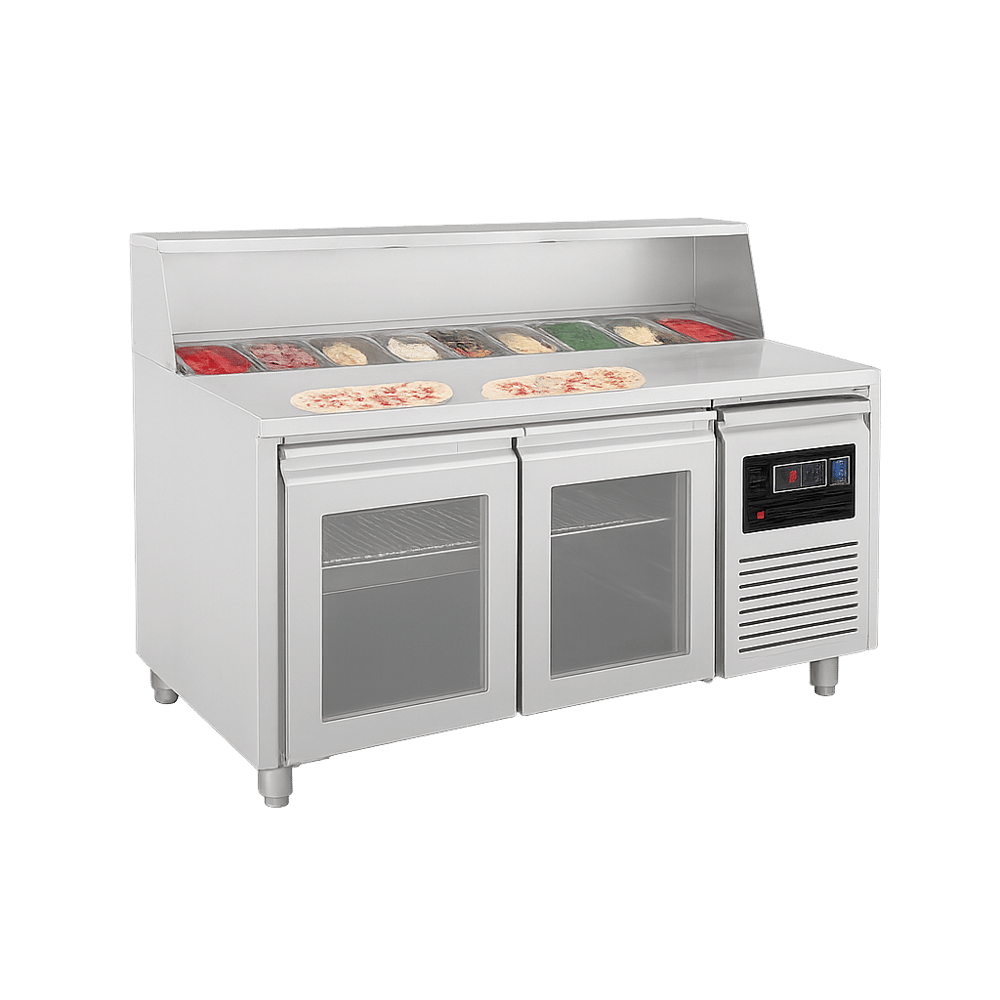 Frenox  178x85x133 cm.460 lt. Pizza Hazırlık Buzdolabı PIZ-179-R290