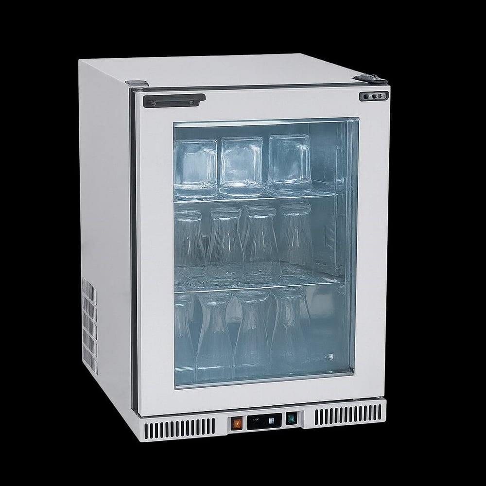 Frenox  60x60x84,5 cm. 110 lt.Cam Kapılı Tezgah Altı Slim Buzdolabı BSN1-G-R290