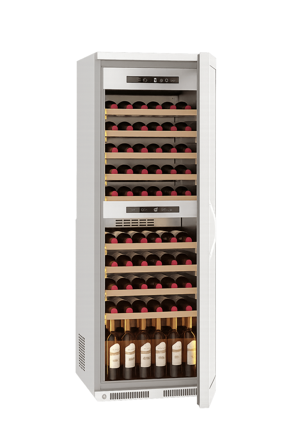 Frenox  60x66x182 cm. 72 Şişe Kapasiteli Dik Tip Şarap Buzdolabı WN4/2-R290