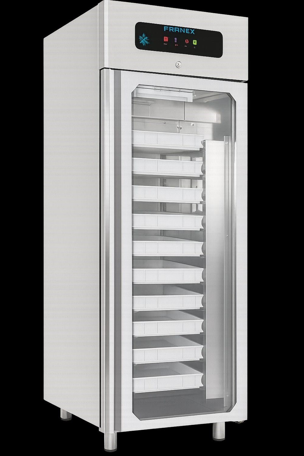 Frenox  70x81x205 cm. 700 lt. Cam Kapılı Dik Tip Derin Dondurucu VL7-P-G